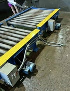 20000 lb. Braner Conveyor, banding line, (2) sections of storage conveyor, 4" diameter x 52" face rolls - Image 4
