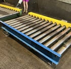 20000 lb. Braner Conveyor, banding line, (2) sections of storage conveyor, 4" diameter x 52" face rolls - Image 5