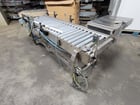 18" wide x 6' long, Sew Eurodrive #SA37, Rolling Conveyor Hydraulic Sorting Pusher Assembly - Image 1