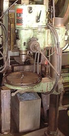 1-1/4" Strands #CS30/2L, floor drill press, #3MT, Jacob chuck, pedestal, geared - Image 1