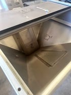 8" wide x 10' long, Hoppmann Corp #EP, Inclined H Belt Conveyor, Stainless Steel parts, Carbon Steel frame - Image 3