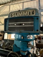 Summit #VS-350B, vertical milling machine, 10" x50" T-slot table, w/ 6" vise, worklight - Image 2