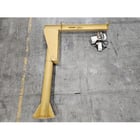 2 Ton, Gorbel #FS300-14-12, free standing jib crane, 10' span, 97" trolley, 13'10" HUB, coffing hoist - Image 2