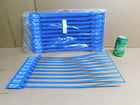 Strap Seal w/Metal Locking Insert, 100 Qty., 16", DTZIP-NT, No Teeth, Blue, New - Image 3