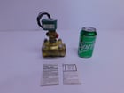 1" Asco #HV212301-1, Solenoid Valve, Brass, 2-Way, 1" NPT, 120 V, New - Image 1
