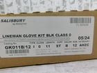 Honeywell Salisbury, GK011B/12, Rubber Insulating Glove Kit, Type I, Class 0, Size 12, AHZC Categ., 11" - Image 8