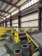 60" x .187" Delta, loop slitting line, 40000 lbs., L to R - Image 3
