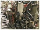 Brown #B4042 thermoforming line, 40" x 42", 6" daylight, w/ former & T340 trim press. 1996 - Image 3