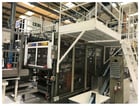 Brown #B4042 thermoforming line, 40" x 42", 6" daylight, w/ former & T340 trim press. 1996 - Image 8