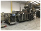 Brown #B4042 thermoforming line, 40" x 42", 6" daylight, w/ former & T340 trim press. 1996 - Image 9