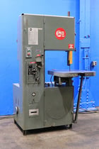18" x 12" Grob #4V-18, vertical band saw, 1" x 150" blade, variable speed, air hydraulic power feed table - Image 3
