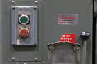18" x 12" Grob #4V-18, vertical band saw, 1" x 150" blade, variable speed, air hydraulic power feed table - Image 4