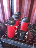 Lot of Single Auction Locknut Hydraulic Cylinders, 50 MT jack capacity - Image 2