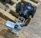 4" Dodge Engineering #GF2A-160, 2 Way Auto Globe Valve EN310B2 Actuator Non-Spring Return 24VAC - Image 1