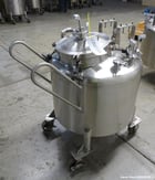 Lee Industries #250LDBT, Pressure Mix Tank, 250 Liter, 316L Stainless Steel, vertical, 30" diameter x 19" - Image 2