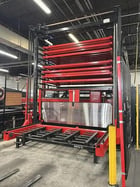 Amada #ASIII-MP300, automatic sheet tower loader, 49 suction cups, 2 magnets, 16-98 FPM, FMS Control, 2011 - Image 1