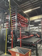 Amada #ASIII-MP300, automatic sheet tower loader, 49 suction cups, 2 magnets, 16-98 FPM, FMS Control, 2011 - Image 3