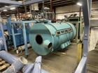 Insulated Drying Hopper, 1000 lb. capacity, 36" diameter, 12" Top Receiver, 6" Bottom Discharge - Image 1