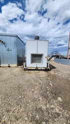 230 HP Mycom #G160S-M, screw compressor, 1-stage, Chev 454, 1999 - Image 2