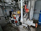 95 HP Frick XJF151N, screw compressor, 1-stage, 1800 RPM, Caterpillar 3306, 2001 - Image 8