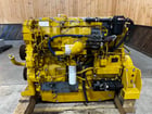 630 HP Caterpillar #C18, industrial engine, sound attenuated enclosure 1, 14" flywheel, 2014 - Image 4