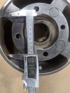 8" Buck, 4-Jaw Lathe Chuck w/ plain back - Image 6