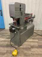 5" x 5" x 3/8" Mega, Piranha #MW35, hydraulic ironworker, 35 ton, electric foot pedal, 5 HP - Image 1