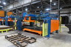 Clearing #S4-500-186-108, Blanking Line, 500 ton, 12" stroke, 48" Shut Height, 20" adj, 10-50 SPM, 186" x108" - Image 3