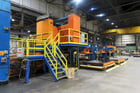 Clearing #S4-500-186-108, Blanking Line, 500 ton, 12" stroke, 48" Shut Height, 20" adj, 10-50 SPM, 186" x108" - Image 9