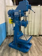 24" Cincinnati #24, single spindle drill, box columns, #4MT, 28" x18" table area, coolant, 5 HP - Image 2