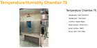 44" width x 37" D x 44" H Thermotron #FM-64-55-S, Temperature & Humidity Test Chamber, 10-90 deg. C., 208V. - Image 5