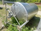 1000 gallon Perry Products, Stainless steel tank, 60" dia. x 86" straight side, dished top, slight cone bottom - Image 9
