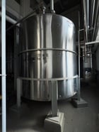 4000 gallon Stainless Steel tank, 108" dia. x 105" straight side, flat top, cone bottom - Image 2