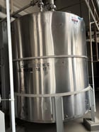 4000 gallon Stainless Steel tank, 108" dia. x 105" straight side, flat top, cone bottom - Image 4