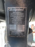 Bridgeport #Series-I, Vertical Mill, 9" x42" table, 1 HP, R8 taper, sloting head, 220/440 V. - Image 7