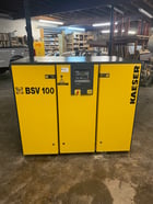 Kaeser #BSV-100, 40 HP vacuum pump, 208 V., 3600 RPM, 7700 hours, 2002 - Image 3