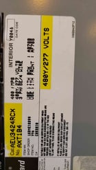 400 Amp. General Electric, A-Series, Panelboard, (5) Main & Breakers, 3 Phase, 4-Wire, 480Y/277 V - Image 4