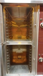 Crown Steam #GCX-10S-10, Convection Steamer - Cabinet, Natural Gas type, (10) Pans, (1) Kettle, 120 V - Image 4