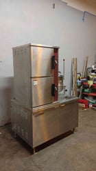 Crown Steam #GCX-10S-10, Convection Steamer - Cabinet, Natural Gas type, (10) Pans, (1) Kettle, 120 V - Image 7