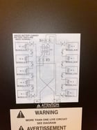 120 KVA Eaton #IDC-120, 9390 Integration Distribution Cabinet, 3 phase, 3/4 Wire, 160/333 Amps, 480 x 120/208 - Image 5