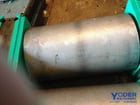 Memco, embossing roll, 18" dia., 30" face, bearing chocks, bearings, drive gears, #51151 - Image 9