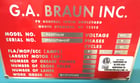 3-Station Braun #PS3SF-130, Spreader Feeder, 1 HP, 480 V, 2017 Specsheet Photo(9 available) Link - Image 9
