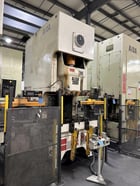 220 Ton, Aida #NC1-2000(2), single crank gap frame press, 9.84" stroke, 17.72"Shut Height, 4.33"adj., 25-50 - Image 1