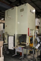 630 Ton, Aida #K1-6300, knuckle joint press, 8.66" stroke, 18.5" Shut Height, 1.94"adj, air clutch & brake - Image 4