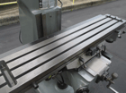 Bridgeport, vertical mill, 9" x48" table, 2/3 HP, Newall digital read out, Servo feed, Kurt vise - Image 9