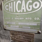 90 Ton, Chicago #410-P-SP, mechanical press brake, 10' overall - Image 5