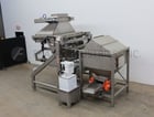 Ghazarian Welding Inc #2-STAGE, Tote Dump, 304 Stainless Steel, w/ surge hopper & vibratory conveyor, 48" x - Image 5