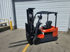 4000 lb. Toyota #7FBEU20, forklift, 189" lift height, 3-stage mast, 42" forks, cushion tires, side shift - Image 1
