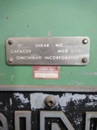 5/8" x 12' Cincinnati #5FL12, hydraulic shear, 18" throat, 1976 - Image 3