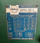Mubea #KBL-13, 50 ton, 42mm round bars capacity, 38mm square, 75x10mm angles, coper/notcher, electric foot - Image 2